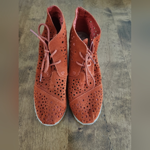 Suede wedges - Tom's size 8 - Picture 1 of 5